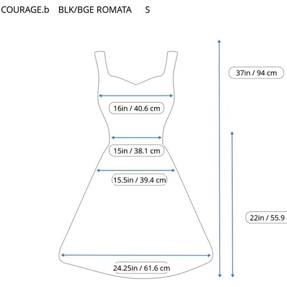 COURAGE.b BLACK/BEIGE FAUX LEATHER/SUEDE ROMATA DRESS S NWT - Picture 16 of 16